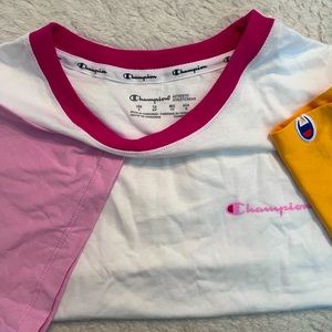 Women’s champion crop T-shirt. Size small. Like new.